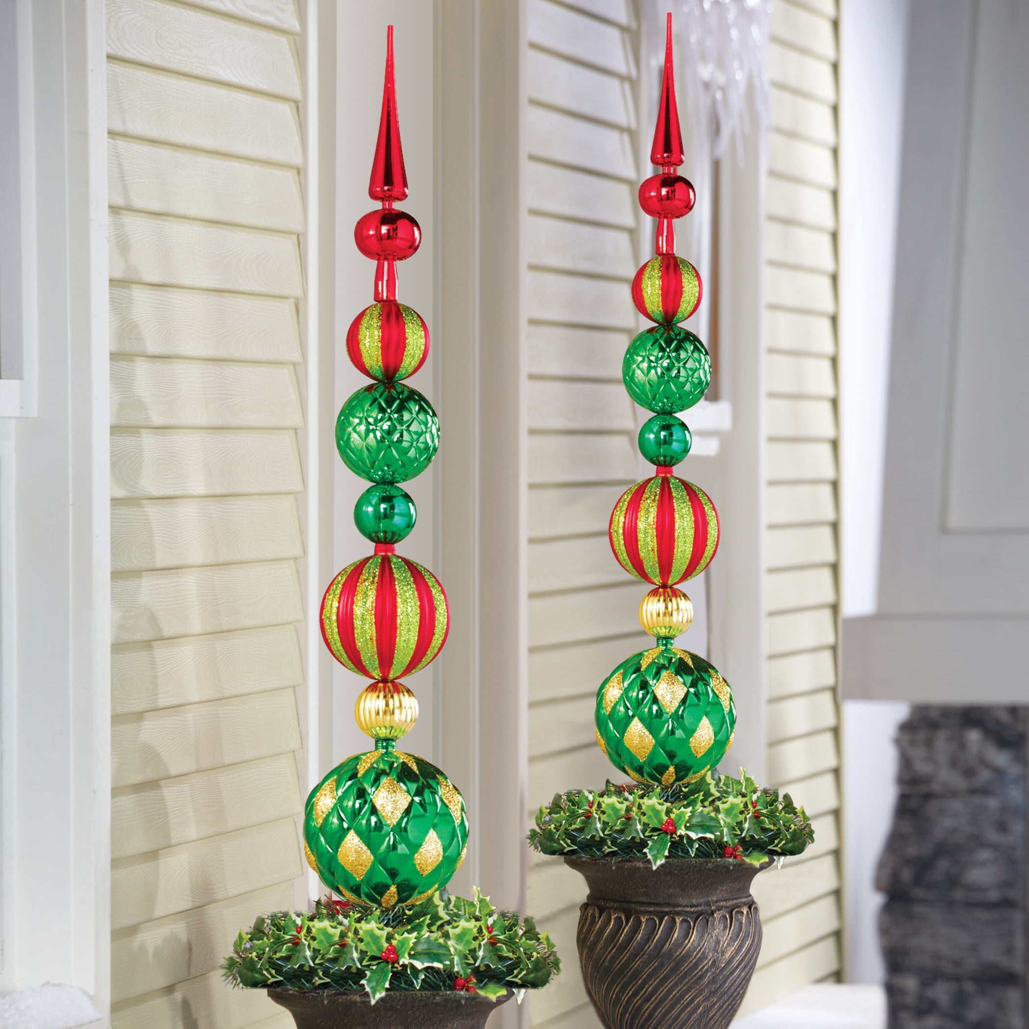 Collections Etc Elegant Ornaments Outdoor Decorative Stakes - Walmart.com
