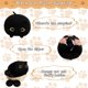 thumbnail image 3 of Peluche TOYSYM Black Cat con 4 juguetes de peluche para bebés, 3 of 6