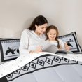thumbnail image 4 of Manfei Rustic Farmhouse Bear Twin Bedding Sets 7-Piece, Woodland Animal Bedding Comforter Set, Teens Boys Girls Kids Reversible Sheet Sets, Lightweight Room Decor, 4 of 7