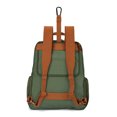 thumbnail image 3 of Tourbon Canvas Bike Rear Rack Pannier Tennis Rackets Bag, Green, 1-Pack, 3 of 10