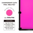 thumbnail image 2 of Empire USA Championship - Brite Pink Invitational Felt w/Teflon - 8ft, 2 of 5