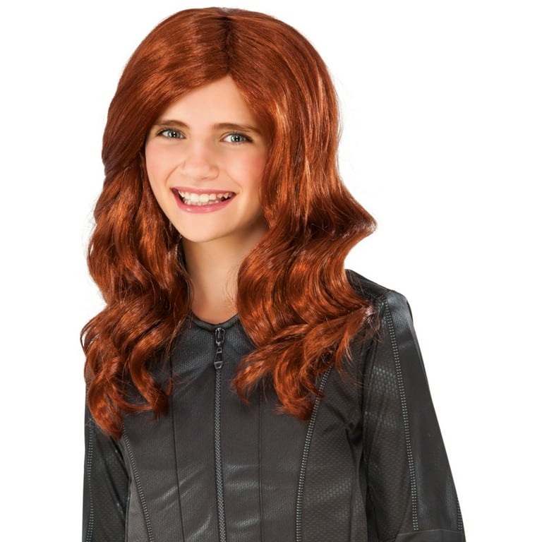 Captain America Civil War Black Widow Child Wig Walmart