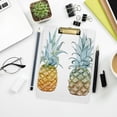 thumbnail image 7 of FMSHPON Pineapple Clipboard Hardboard Wood Nursing Clip Board and Pull for Standard A4 Letter 13x9 inches, 7 of 7