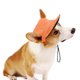 thumbnail image 4 of Sombrero de béisbol del perro Accesorios para mascotas Accesorios para mascotas Ropa de vacaciones Aspecto lindo para perro Sombrero de paja Cachorro Gorra de pico rojo Para, 4 of 5