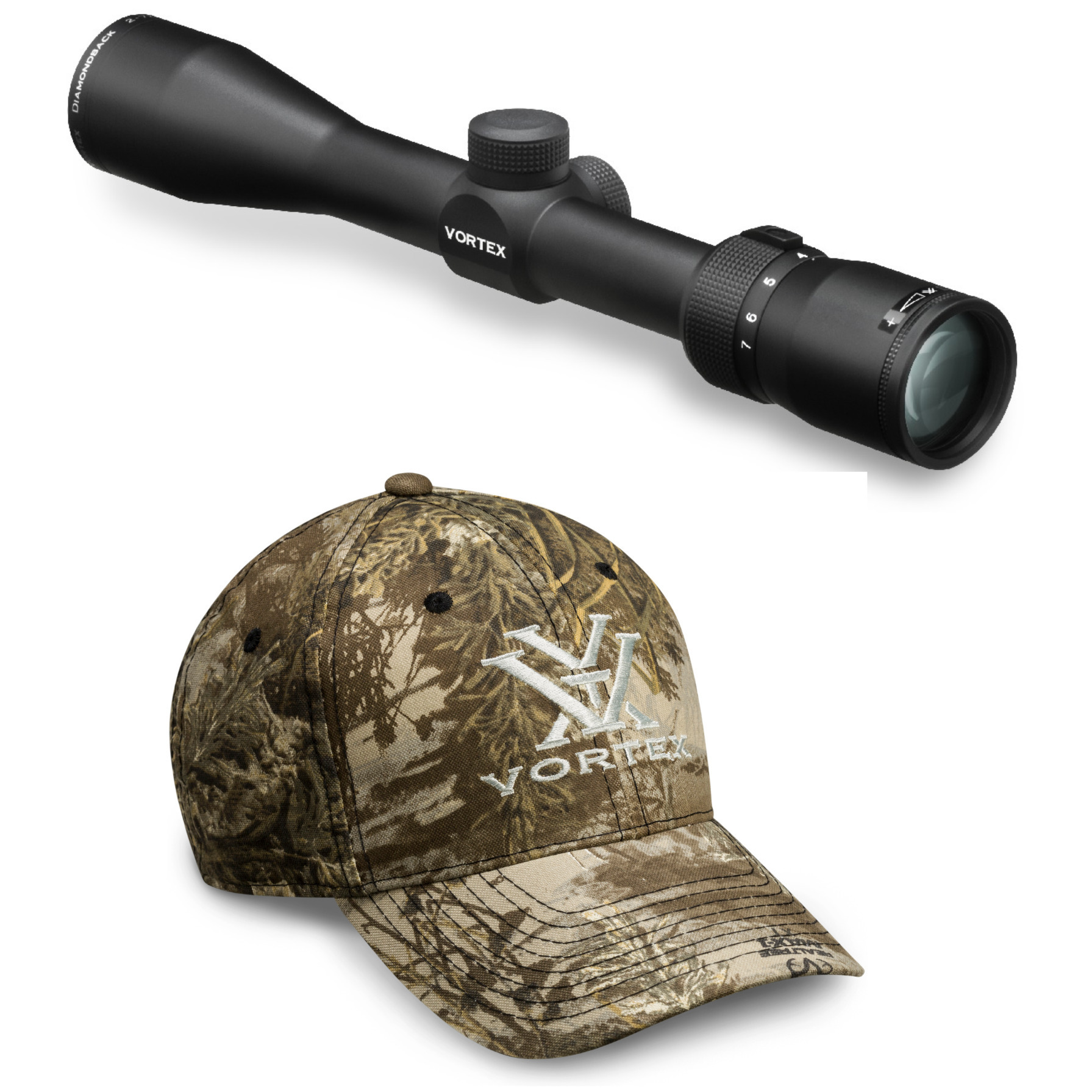 Vortex Diamondback 2-7x35 Rimfire Riflescope (V-Plex MOA Reticle) with