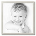 thumbnail image 2 of ArtToFrames 24" x 24" Slanted Lip White Picture Frame, 24x24 inch White Wood Poster Frame (WOM-4825), 1 Pack, 2 of 6