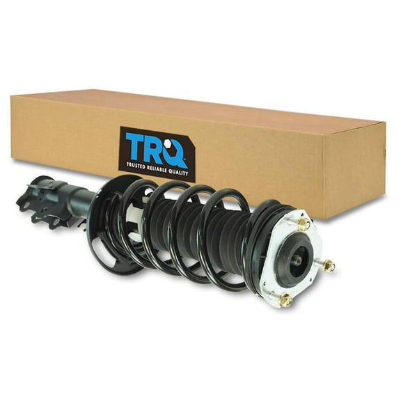 TRQ Front Left Complete Strut & Coil Spring Assembly Drivers Side Fits Select 2011-2013 Ford Fiesta