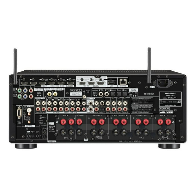 Pioneer SC-LX704 9.2 Channel AV Receiver - Walmart.com