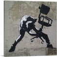 thumbnail image 1 of ARTCANVAS London Calling Canvas Art Print by Banksy - Size: 18" x 18" (1.50" Deep), 1 of 9