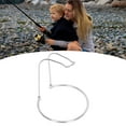 thumbnail image 4 of Fishing Reel Shelf, Round Base U Shaped Frame  Reel Rack Lightweight Detachable  For Storing Black,Silver,Gold, 4 of 8