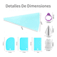 thumbnail image 4 of Kit De Mangas Pasteleras Y Poquillas Para Repostería Belug, Azul, 4 of 5