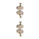 thumbnail image 2 of Monstrate 12 Uds hueco copo de nieve corazón estrella Ángel árbol de Navidad colgante Navidad adorno colgante de DIY decoración de fiesta de No.04 2piezas Monstrate CBP099458, 2 of 5