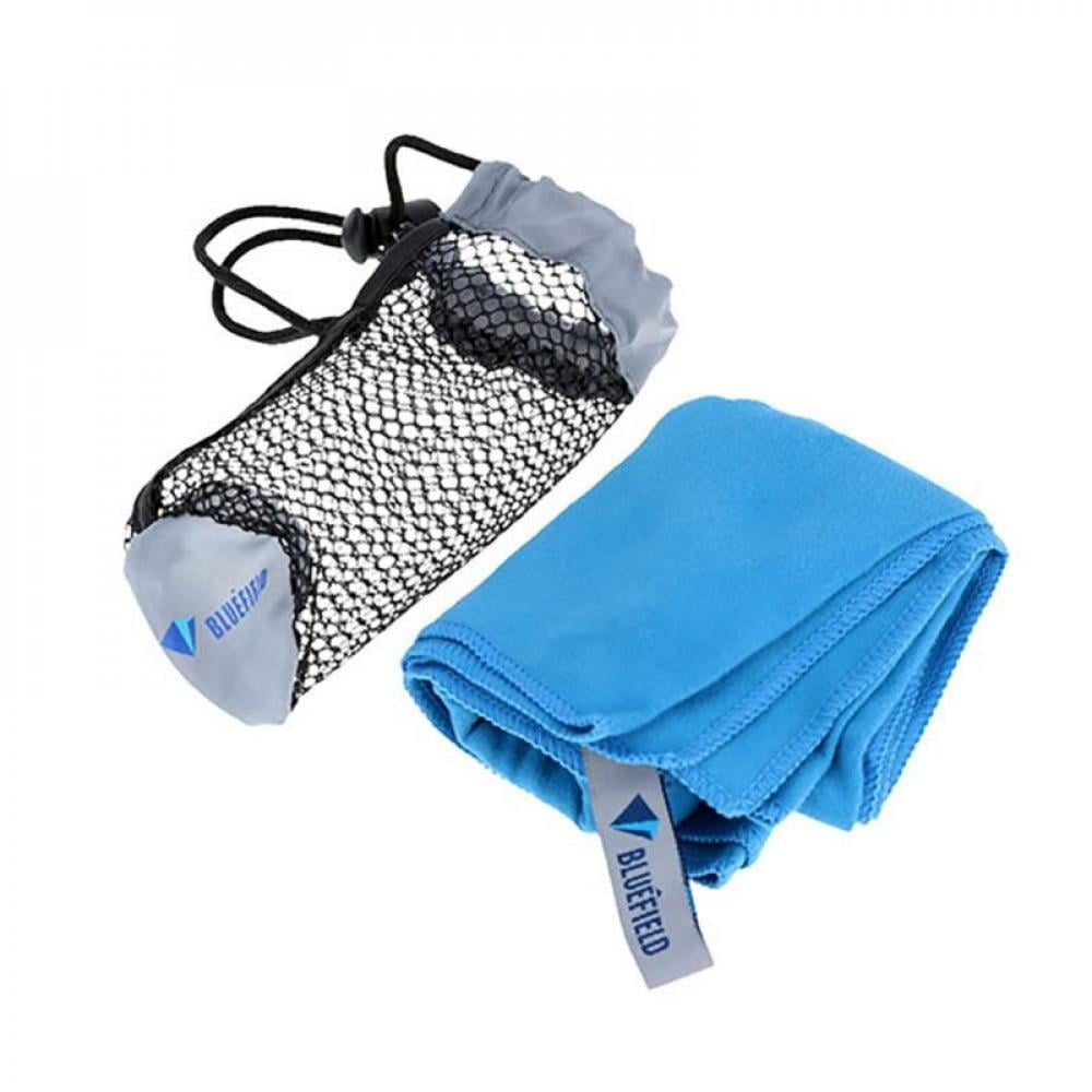 Blue SEILETOO Microfiber Camping Towel Fast Drying Travel Towels&Cooling Towels for Travel/Beach/Hiking/Yoga/Travel Sports/Running