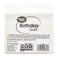 thumbnail image 5 of Great Value Happy Birthday Candle, Gold, 1 Count, 5 of 7