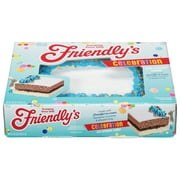 Friendly's Celebration Blue Sheet Vanilla and Chocolate Ice Cream Cake with Confetti - 80 Fl Oz