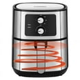 thumbnail image 3 of Cosmo COS-58AFAKSS 5.8 Quart Electric Hot Air Fryer with Temperature Control, Timer, Non-Stick Frying Tray, 1400W, 3 of 12