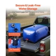 thumbnail image 4 of 63.4 Gallon Water Storage Bladder - Large Capacity Collapsible Water Bag, Leakproof Tear-Resistant PVC Portable Water Container, Emergency Water Storage Tank for RV, Truck & Outdoor Use, 4 of 6