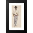 thumbnail image 2 of Wilhelm Marstrand 10x18 Black Modern Framed Museum Art Print Titled - Italian Peasant or Shepherd (1869), 2 of 5
