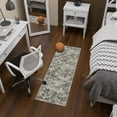 thumbnail image 5 of Ottomanson US ARMY Camouflage Machine Washable Non-Slip Rubberback 2x5 Runner Rug, 20"x 59", Green, 5 of 9