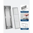 thumbnail image 4 of 72 In x24 In Commercial Stainless Steel Folding Table with Bottom Shelf - Portable Kitchen Island Workstation for Restaurants Catering and Home Use, 4 of 7