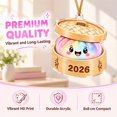 thumbnail image 5 of Dumpling Christmas Ornaments, Gift for Teens Christmas Tree Decrations, Cute Acrylic Colorful Dumpling for Home Decor, 5 of 7
