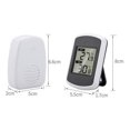 thumbnail image 2 of Wireless Digital Weather Station Accurate Indoor & Outdoor Temperature Monitor, 2 of 9