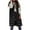 Black, variant on Breezora Women Sleeveless Puffer Vest Hooded Casual Winter Outerwear Lightweight Warm Puffy Jacket for Active Lifestyle XL Size White