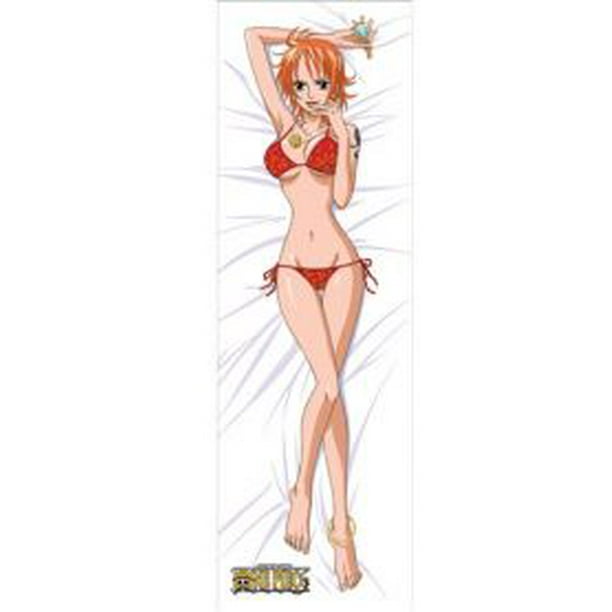 Body Pillow One Piece New Nami Red Bikini Anime Cushion Licensed ge2850