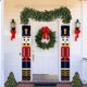 thumbnail image 1 of Paquete de 2 pancartas navideñas de Cascanueces para puerta de entrada, hogar, jardín,, 1 of 5