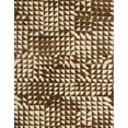 thumbnail image 1 of Ahgly Company Indoor Rectangle Abstract Brown Abstract Area Rugs, 8' x 12', 1 of 6