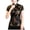 Black, variant on Womens Tops Qipao Cheongsam Short Sleeve Mandarin Dragon Print Traditional Chinese Ethnic T Shirts