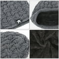 thumbnail image 4 of Men's Women's Winter Beanie Hat Warm Knit Hat Thick Fleece Lined Winter Cap, 4 of 6
