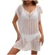 thumbnail image 1 of Vestido Casual de Mujer, Cuello en V Suelto Tejido para la Playa, Primavera, Verano, Fiesta Y Uso Diario Fuera, 1 of 9