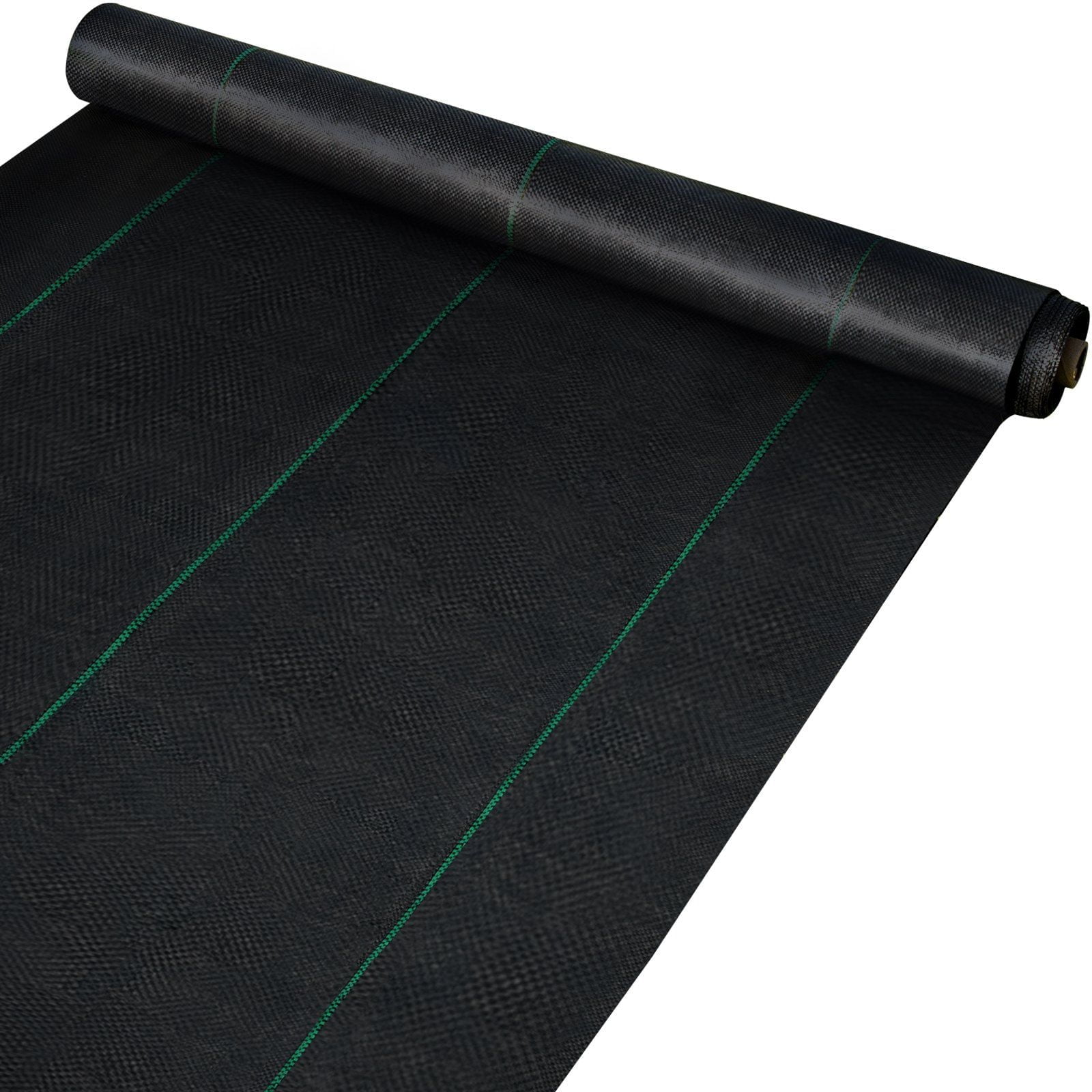 6.5FT x 300FT Heavy Duty Weed Barrier Fabric, 3.2OZ Woven Landscape Fabric, High Permeability Weed Control Ground Cover for Flower Beds, Geotextile Underlayment, Polyethylene