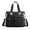 Black, variant on Tote Bag for Women, Tote Bag with Zipper Work Tote with Compartments Nurse Shoulder Hanbag for Travel, Gym