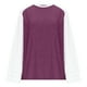 thumbnail image 5 of Top de tallas grandes,Blusa informal de manga 3/4 para mujer, cuello redondo, estampado, mezcla de poliéster y elastano, corte holgado para estar en casa, sopatenor, 5 of 8