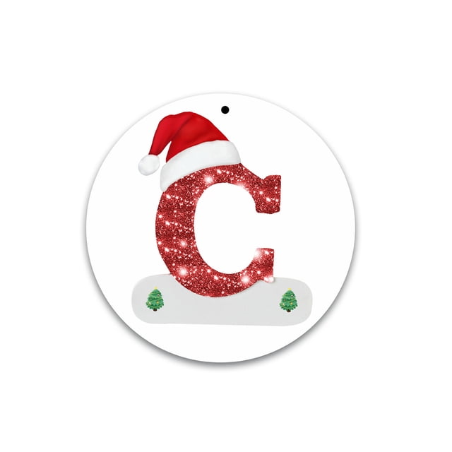 RKSTN Acrylic Circular Letters Acrylic Christmas Letters DIY Round Listing C Home Decor