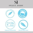 thumbnail image 4 of Comforter & Pillow Sham Set - Hudson 3 PC Pinch Pleat Pintuck Solid Polyester, 4 of 4