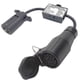 thumbnail image 1 of Usa To European Trailer Light Converter 7 Flat Socket (us Vehicle) To 13-pin Round Plug (eu Trailer, 1 of 4