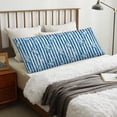 thumbnail image 4 of Balery Ocean on Striped Funda Protectora para Almohada Corporal de Algodón Hipoalergénico con Cierre(55 x 21 pulgadas), Almohadas No Incluidas, 4 of 7