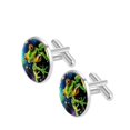 thumbnail image 2 of Frog Elegant Stainless Steel Cufflink and Shirt Clip Set for Formal Attire - for Weddings and Business Meetings, 2 of 6