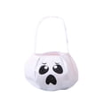thumbnail image 2 of Ghost Halloween Trick Or Treat Bag, 8 X 5 Inch Non Woven Halloween Candy Bag, Reusable Handheld Goody Carry Pouch for Student Halloween Party Favors, 1 Pack, 2 of 5