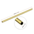 thumbnail image 2 of Uxcell 3mm OD 0.2mm Wall Thickness 300mm Length Brass Round Tube 4 Pack, 2 of 5