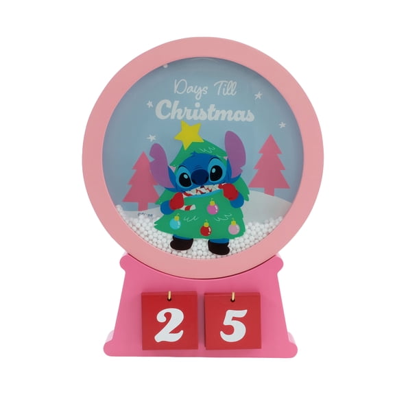 Stitch 9.45 inch Countdown Calendar – Days Till Christmas Holiday Display