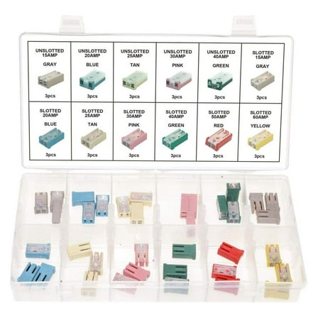51190 - MCASE  Cartridge Fuse Assortment, 36 pieces