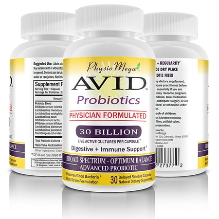 AVID Probiotics - A Physician Formulated, Once a day capsule. 30 Count