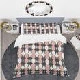 thumbnail image 2 of Designart 'Retro Circular Pattern II' Mid-Century Modern Duvet Cover Set, 2 of 4
