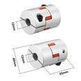 thumbnail image 2 of Shaft Coupling 12mm to 12mm Bore L55xD40 Flexible Coupler Joint for Servo Motor, 2 of 4