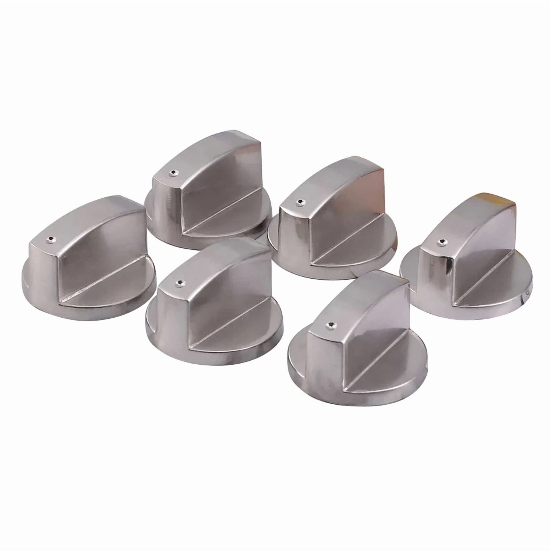 KNACK - High Durability 6Pcs Gas Stove Knobs Cooker Oven Kitchen Control Replace