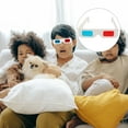 thumbnail image 6 of 100 Pairs 3D Cardboard Glasses Glasses Universal Anaglyph 3 Cardboard Paper Red Blue Cyan or Movie, 6 of 9